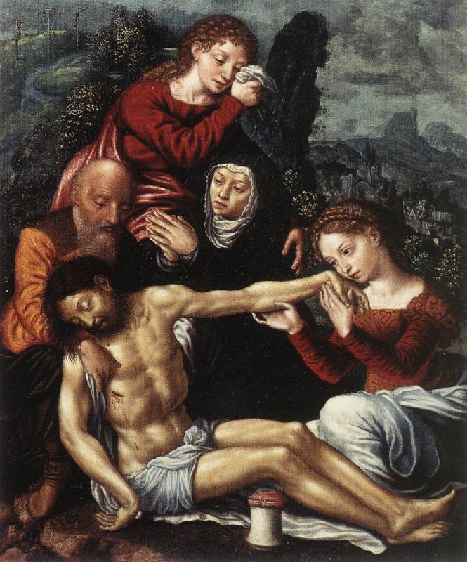 HEMESSEN, Jan Sanders van The Lamentation of Christ sg oil painting image